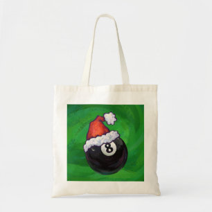 Tote Bag 8 Bal Christmas Green