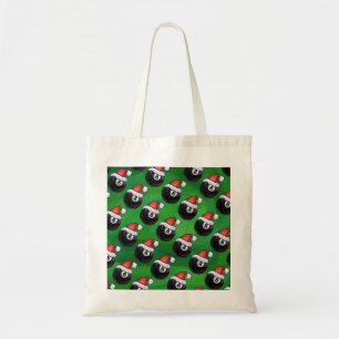 Tote Bag 8 Bal Christmas Green