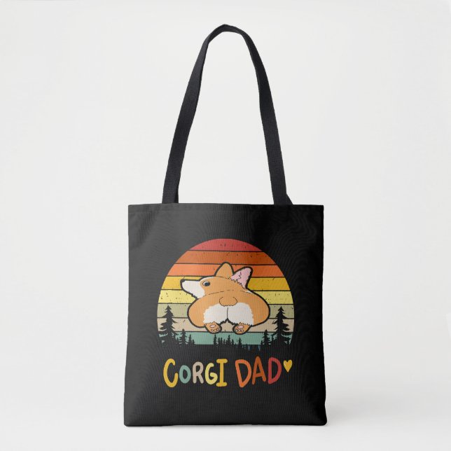 Tote Bag 8 Corgi Papa (Devant)