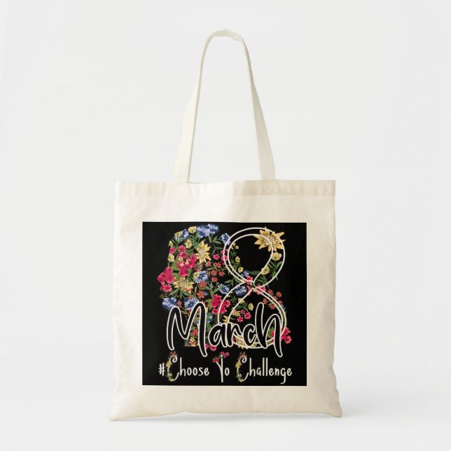 Tote Bag 8 mars Journée internationale des femmes 2022 Flor (Devant)