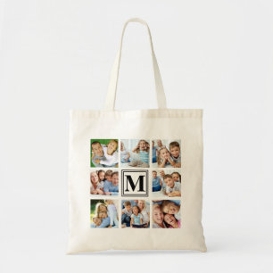 Tote Bag 8 Multi Photo Monogramme