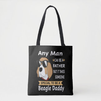 Tote Bag 8 N'Importe Quel Homme Beagle Papa