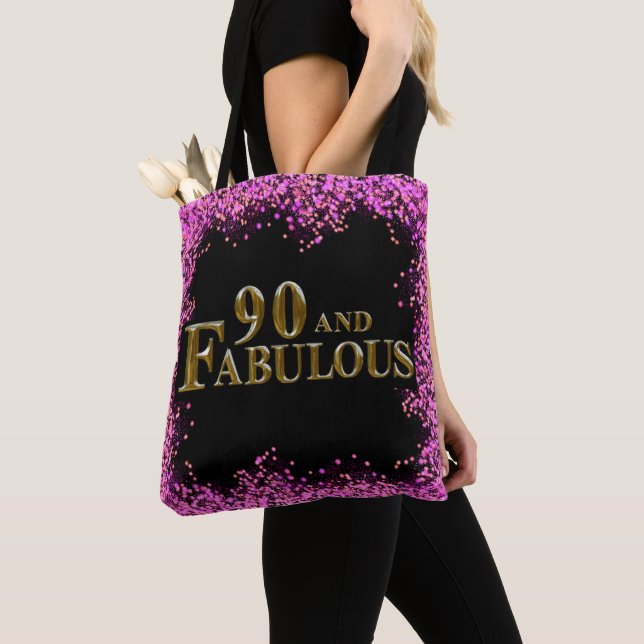 Tote Bag 90e anniversaire  (De près)