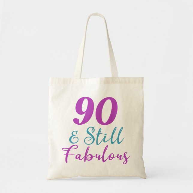 Tote Bag 90e anniversaire Toujours fabuleux (Devant)