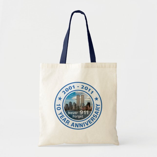 Tote Bag 911 anniversaire de 10 ans (Devant)