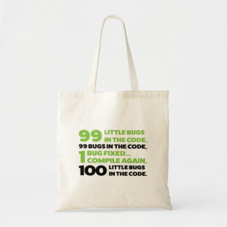 Tote Bag 99 insectes dans le code…