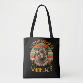 Tote Bag 9 berger allemand Whisperer Vintage