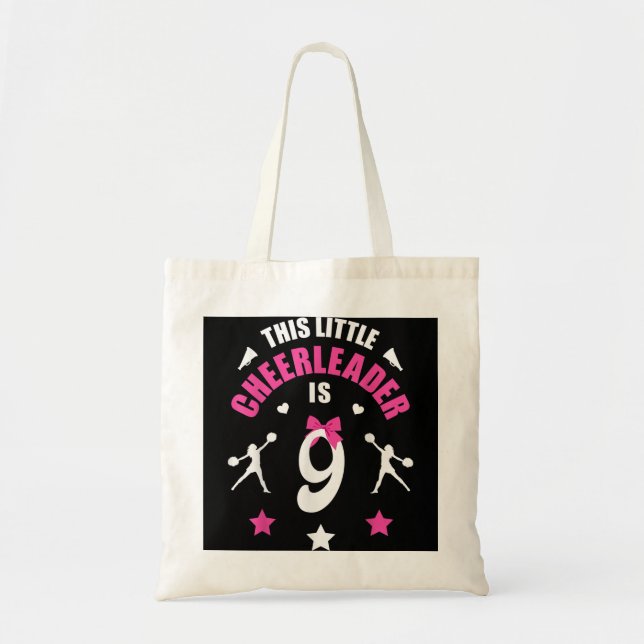 Tote Bag 9e anniversaire Fille 9 ans Filles Gi (Devant)