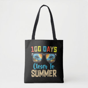 Tote Bag À 100 jours de l'école de vacances d'été