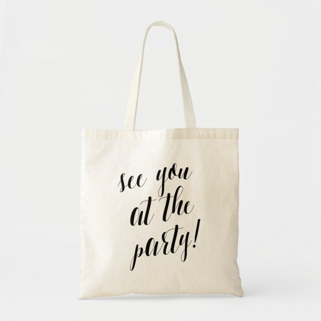 Tote Bag À La Fête | MARIAGE (Devant)