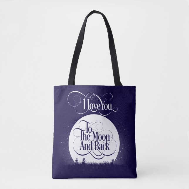 Tote Bag À la lune et au dos (Devant)