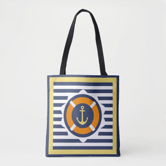 Tote Bag À l'Ancre (Devant)