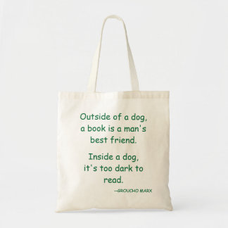 Tote Bag À l'intérieur d'un chien… Groucho Marx