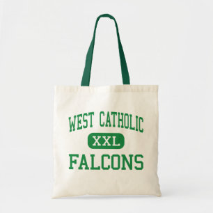 Tote Bag À l'ouest catholique - Falcons - haut - Grand