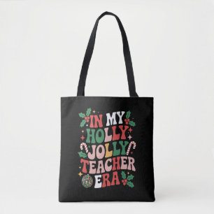 Tote Bag À mon ère de professeur de Noël joyeux et de vibes