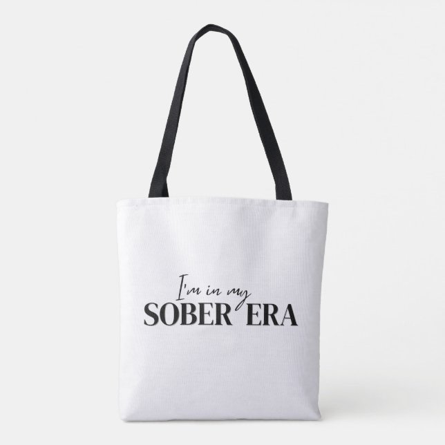 Tote Bag À mon ère sobre  (Dos)