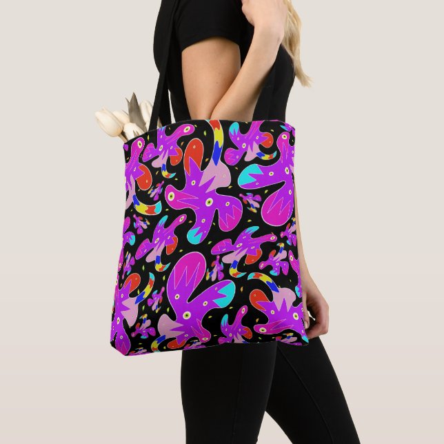 Tote Bag À motif floral (De près)