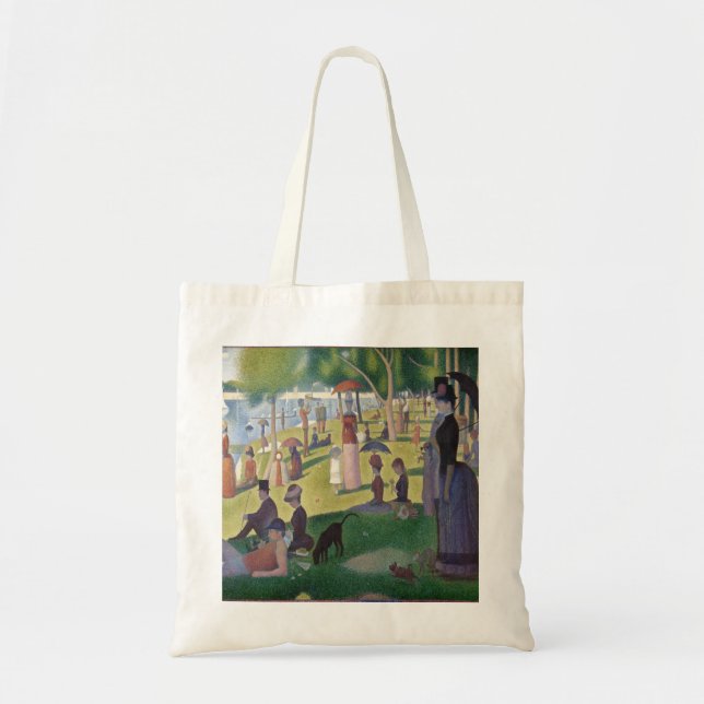 Tote Bag A Sunday on La Grande Jatte by Georges Seurat  (Devant)
