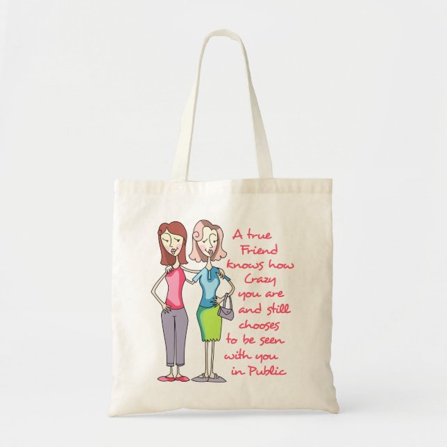 Tote Bag A True friend (Devant)
