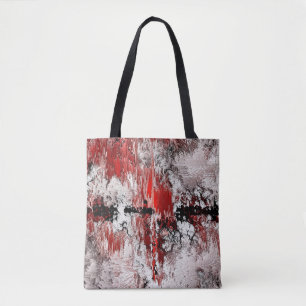 Tote Bag Abattage noir rouge blanc