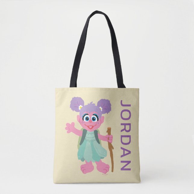 Tote Bag Abby Cadabby Randonnée | Ajouter Votre Nom (Devant)
