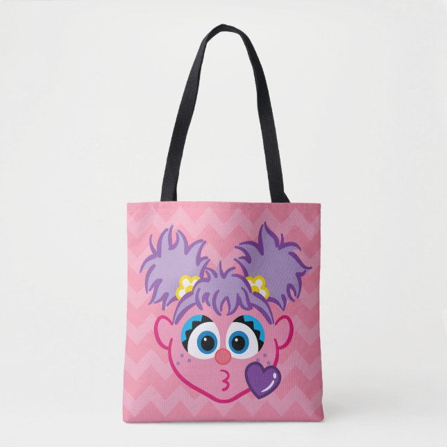 Tote Bag Abby Face Jetant un baiser (Devant)