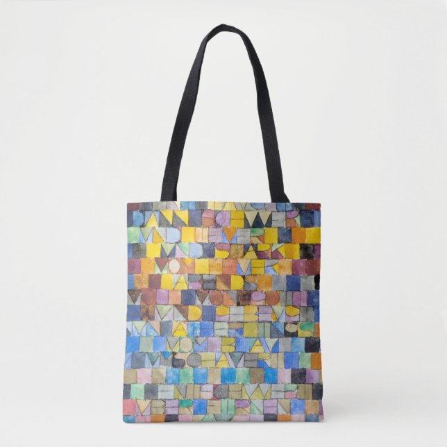 Tote Bag ABC (Alphabet), Paul Klee (Devant)