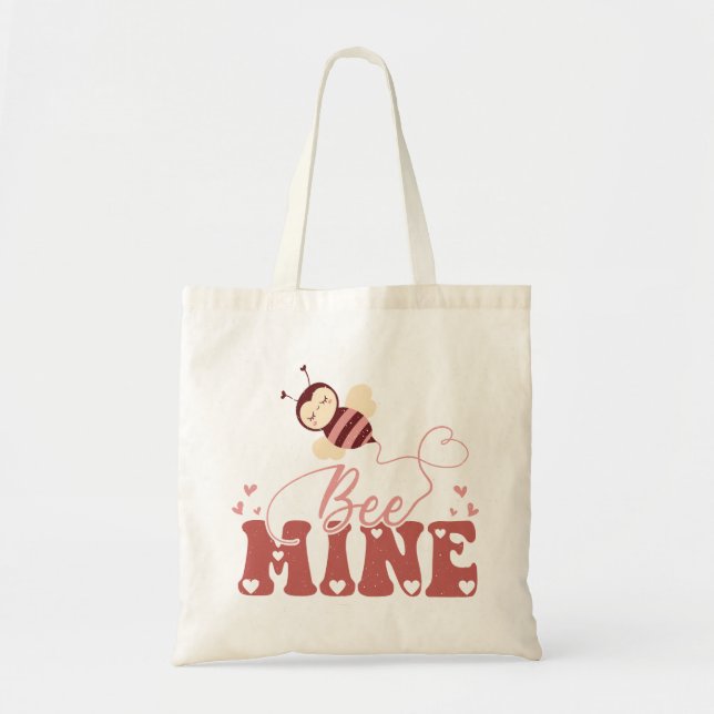 Tote Bag Abee Mine Mignonne Saint Valentin Abee (Devant)