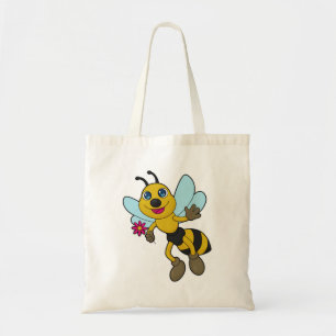 Tote Bag Abeille à fleurs