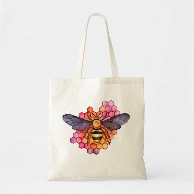 Tote Bag Abeille à miel (Devant)