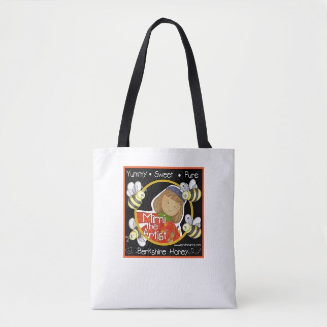 Tote Bag Abeille Fourre-tout de miel (Devant)