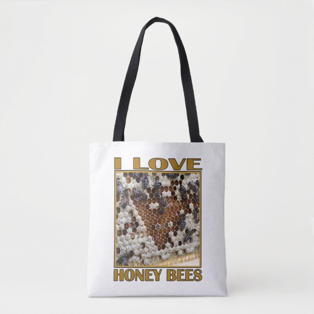 Tote Bag Abeille Fourre-tout de miel (Devant)