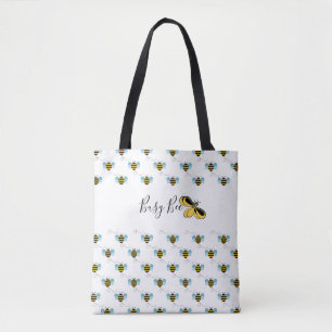Tote Bag Abeille occupée, Bumble Abee Épaule Fourre-tout