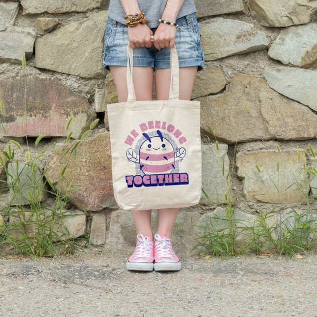 Tote Bag Abeille rose (Créateur téléchargé)