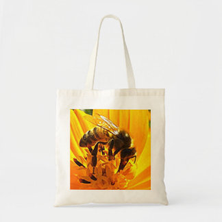 Tote Bag Abeille sur une fleur