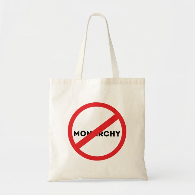 Tote Bag Abolir la monarchie (Devant)