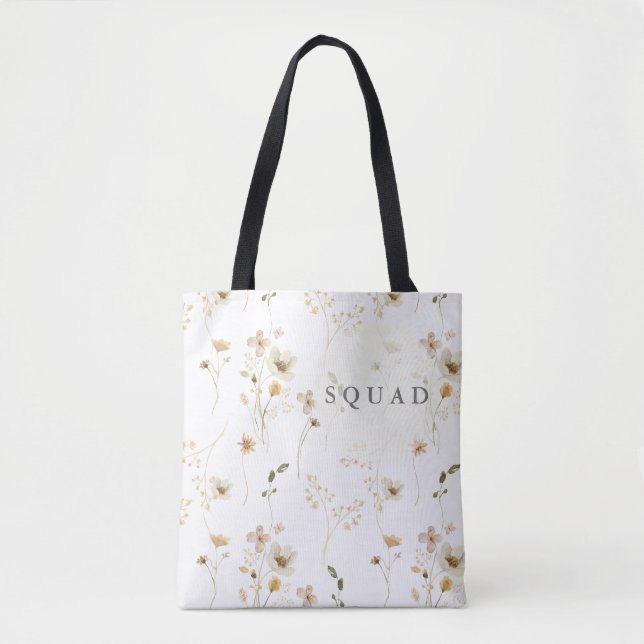 Tote Bag Abondance Fleurs Séchées Sauvages Enterrement de V (Devant)
