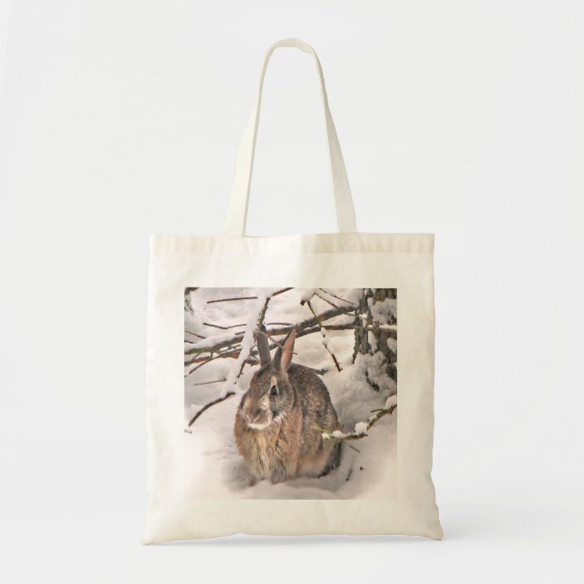 Tote Bag Abri de recherche de lapin (Devant)