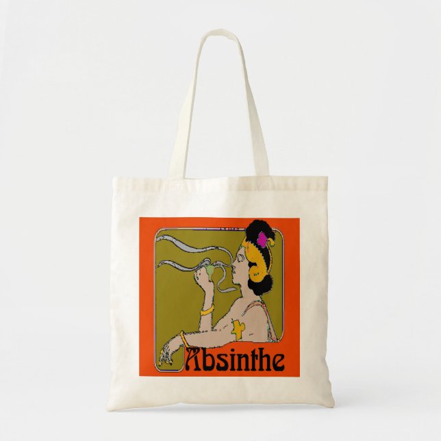 Tote Bag Absinthe Woman (Devant)