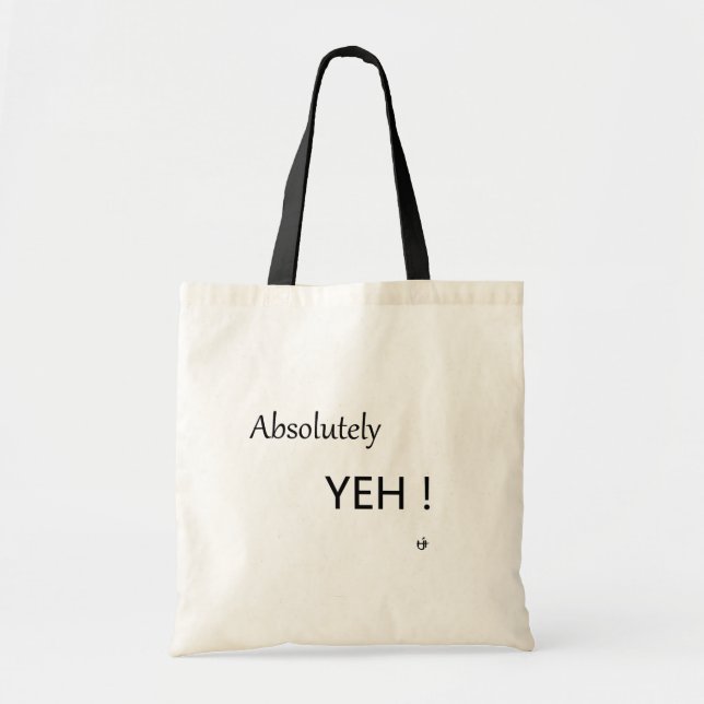 Tote Bag Absolument Yeh ! (Devant)