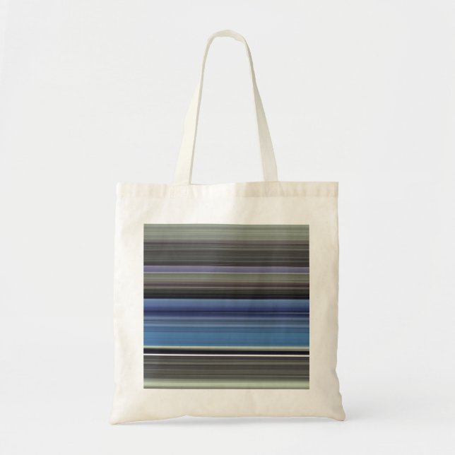 Tote Bag Abstract #1: Blue and grey (Devant)