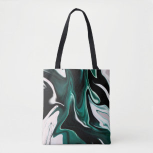 Tote Bag Abstract elegant fluide marble liquide