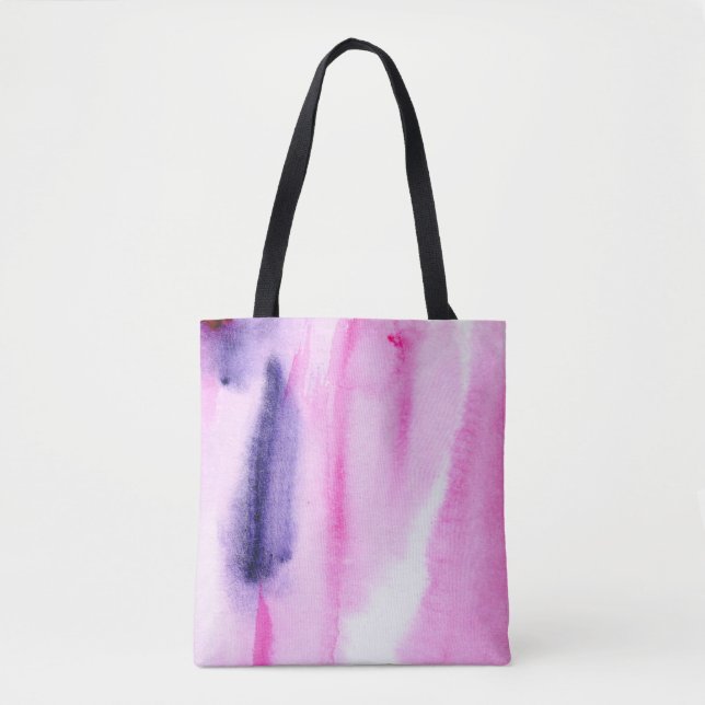 Tote Bag abstract hand made background with artistic waterc (Devant)