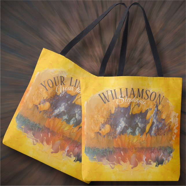 Tote Bag Abstract Sunset 0612 (Créateur téléchargé)