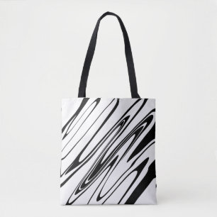 Tote Bag Abstract Zebra