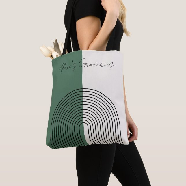 Tote Bag Abstraction Bohème Moderne (De près)