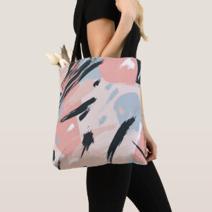 Tote Bag abstraction pastel