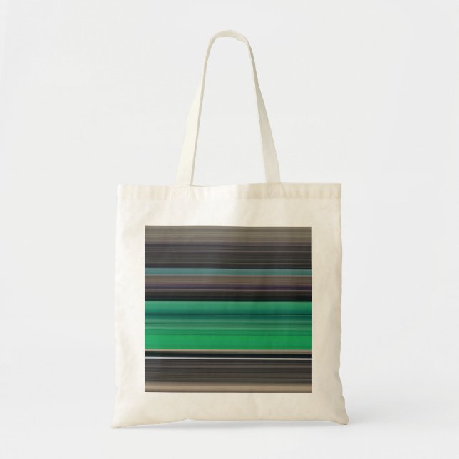 Tote Bag Abstrait #1 : Vert et gris (Devant)