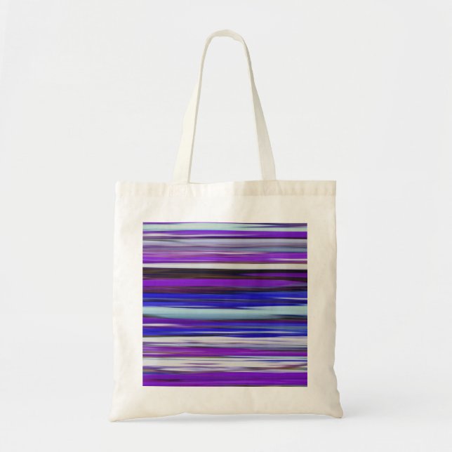 Tote Bag Abstrait #2 : Flou ultraviolet (Devant)