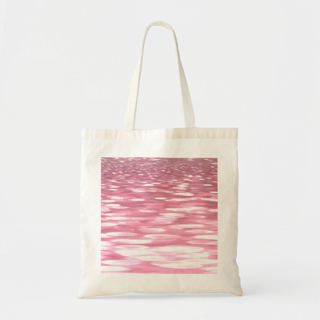 Tote Bag Abstrait #3 : Brillant rose (Devant)